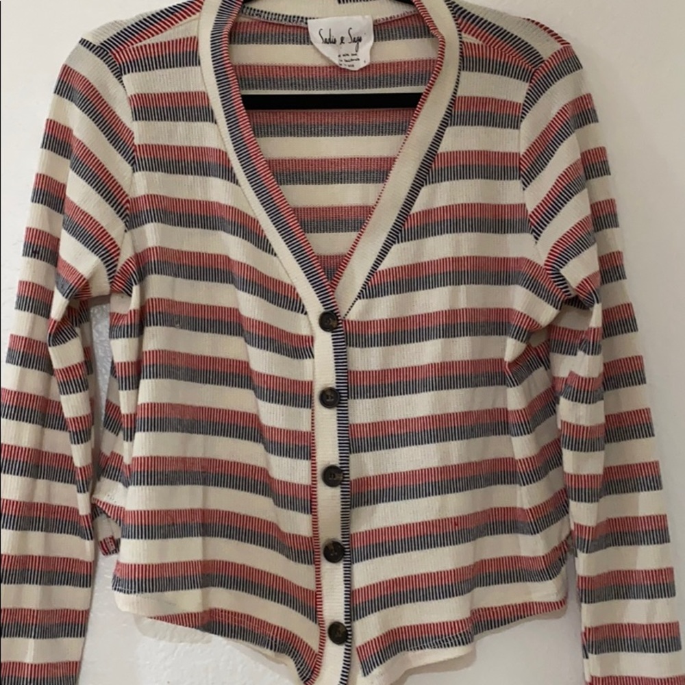 Knit crop top sweater. Never worn!!!